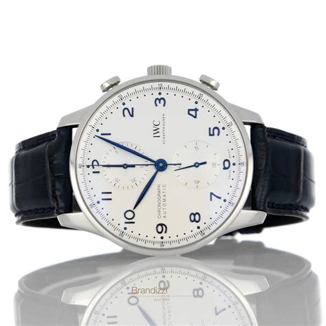 iwc portoghese nero e blu|IW371605.